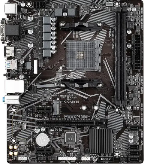 GIGABYTE A520M S2H mATX DDR4 Motherboard