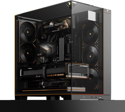 TR A70 Vision Black, 3-Sided Tempered Glass w/ 9