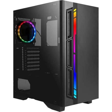 Antec NX Series NX400 RGB, Glass Side