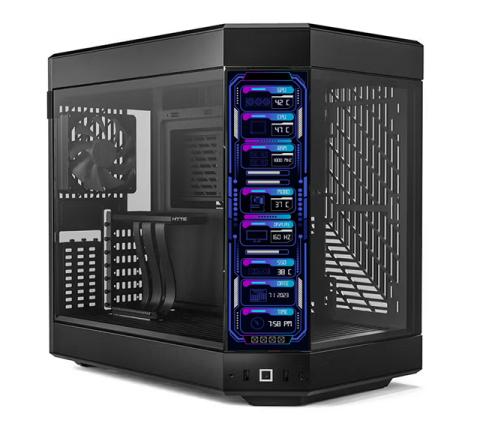 HYTE Y60 LCD BLK Dual Chamber Panoramic Glass